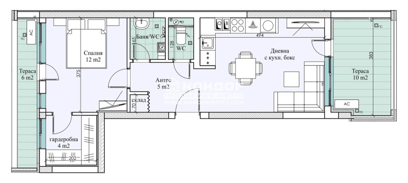 En venta  1 dormitorio Plovdiv , Vastanicheski , 89 metros cuadrados | 19661055 - imagen [3]