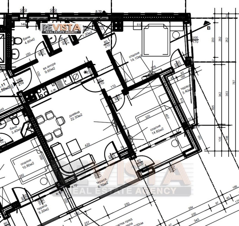 Продава  3-стаен град Пловдив , Коматевски възел , 108 кв.м | 94415897 - изображение [2]