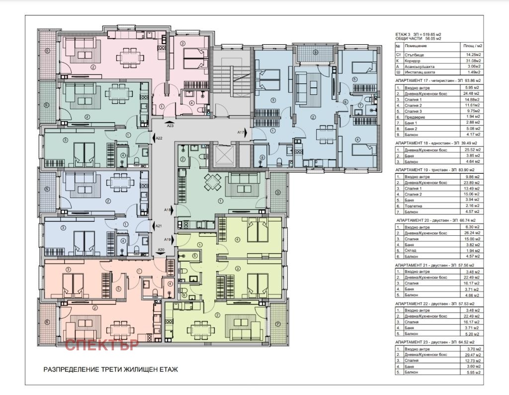 Продава 2-СТАЕН, гр. Перник, Изток, снимка 3 - Апартаменти - 56007482