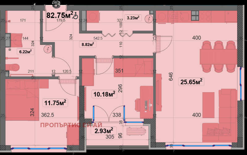 Продава 3-СТАЕН, гр. София, Овча купел, снимка 9 - Апартаменти - 53440856