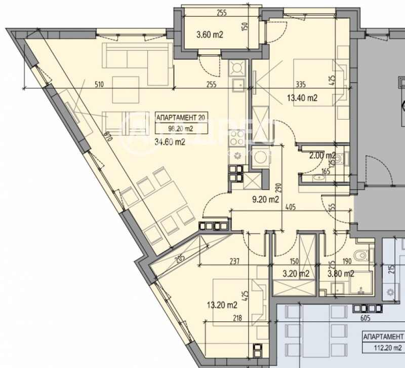 En venta  2 dormitorios Sofia , Sujata reka , 113 metros cuadrados | 34272412 - imagen [7]