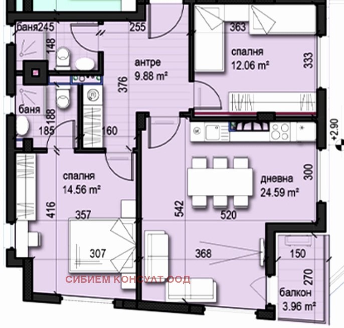 Продава 3-СТАЕН, гр. София, Редута, снимка 2 - Апартаменти - 54352869
