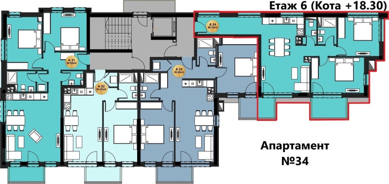 Продава 3-СТАЕН, гр. София, 7-ми 11-ти километър, снимка 9 - Aпартаменти - 47676201