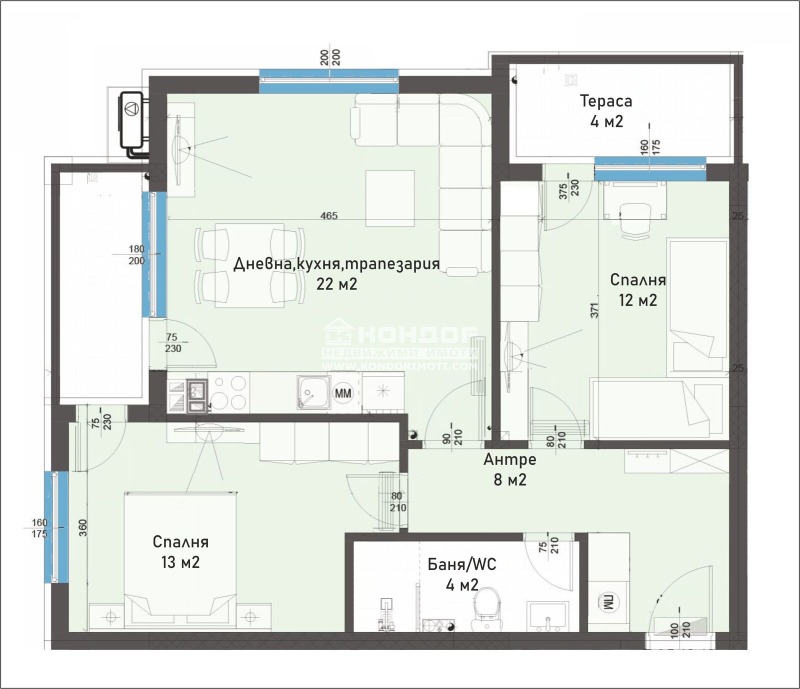 Na sprzedaż  2 sypialnie Plowdiw , Karszijaka , 92 mkw | 67398761 - obraz [4]