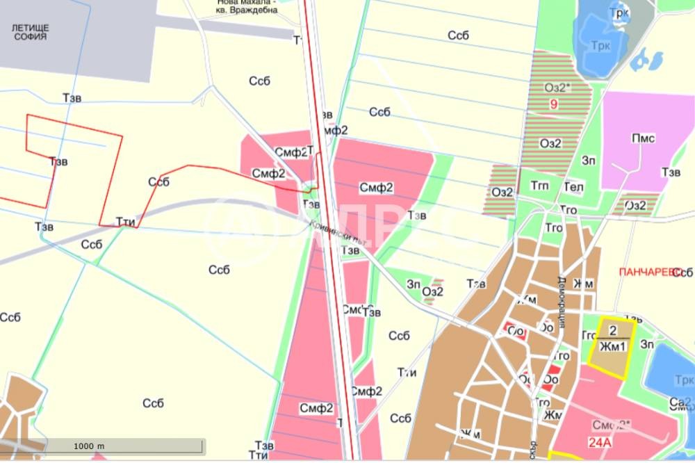 Продава ПАРЦЕЛ, гр. София, с. Кривина