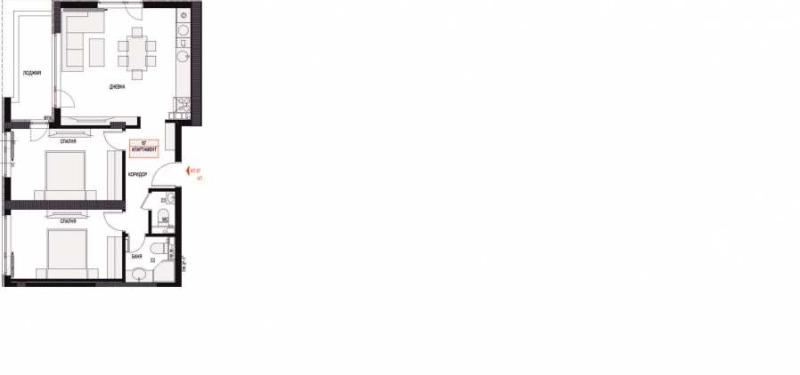 Продава 3-СТАЕН, гр. София, Люлин 2, снимка 15 - Апартаменти - 52411114