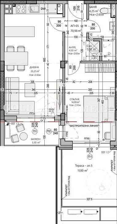 Продава 2-СТАЕН, гр. Пловдив, Остромила, снимка 4 - Апартаменти - 56210474