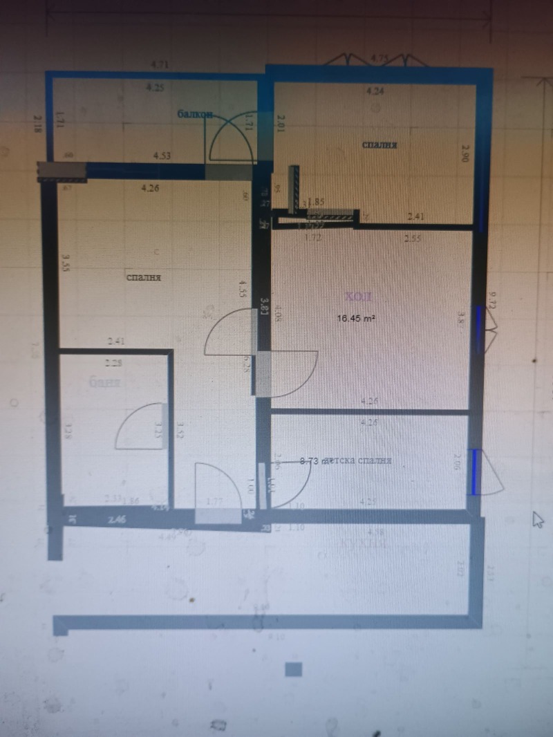 Продава  3-стаен град Бургас , Славейков , 65 кв.м | 48044830 - изображение [3]