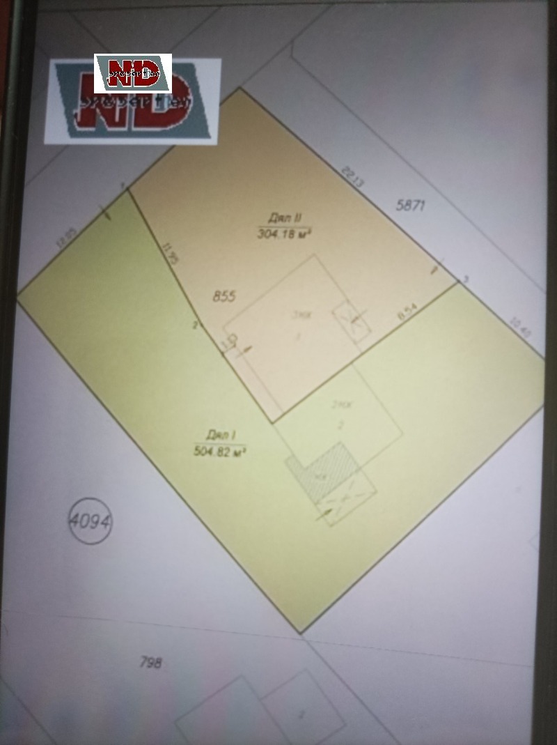 Продава ПАРЦЕЛ в град София, в.з.Американски колеж - 504 кв.м / 182 000 € » 355 961.06 лв., НД ПРОПЪРТИС ЕООД