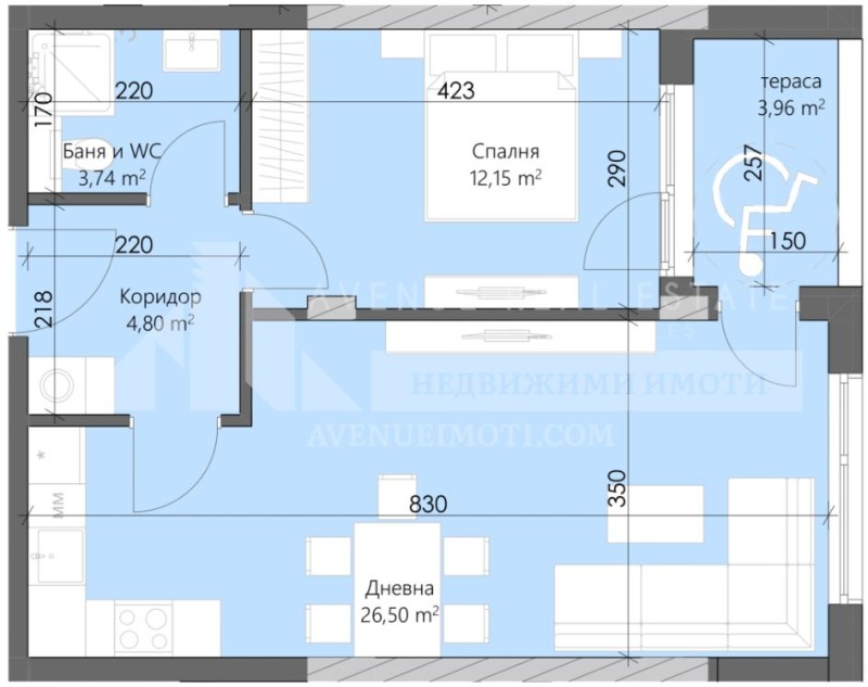 À vendre  1 chambre Plovdiv , Karchiyaka , 71 m² | 62795888 - image [2]