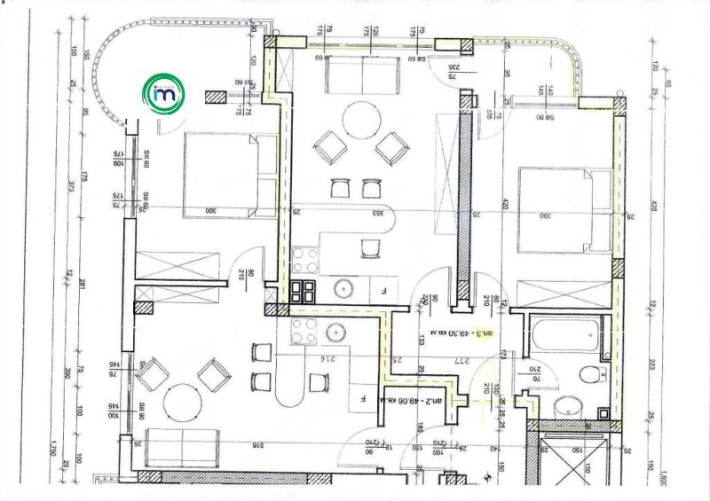 Продава 2-СТАЕН, гр. Пазарджик, Център, снимка 5 - Aпартаменти - 49082014