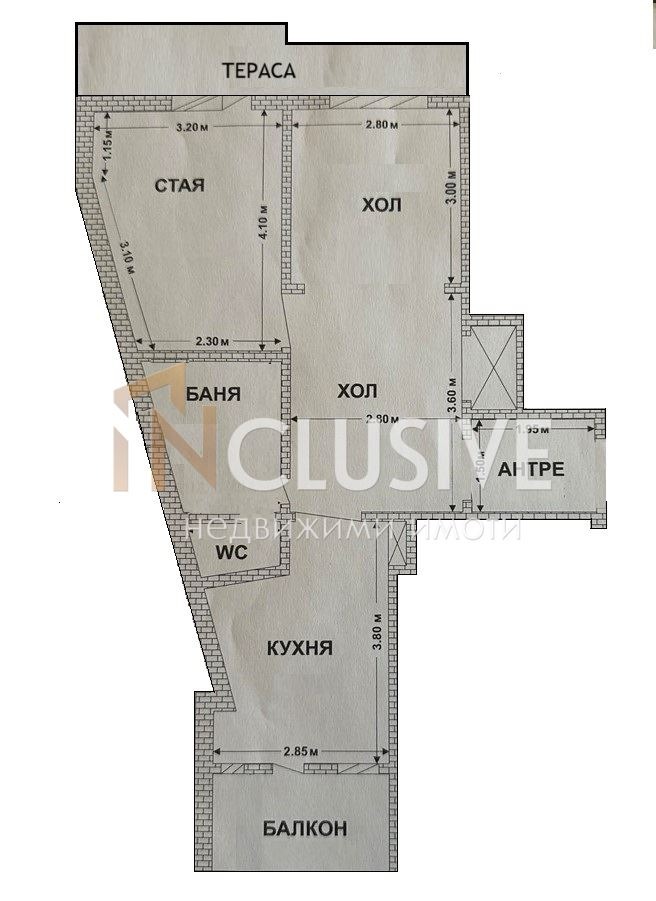 Продаја  1 спаваћа соба Софија , Центар , 58 м2 | 74128997 - слика [2]