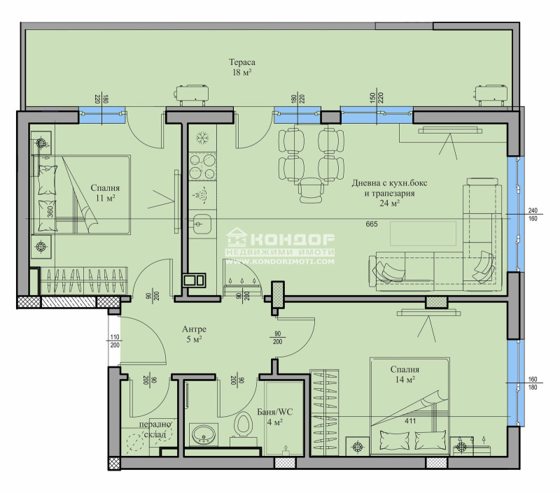 Продава 3-СТАЕН, гр. Пловдив, Въстанически, снимка 3 - Апартаменти - 49951862