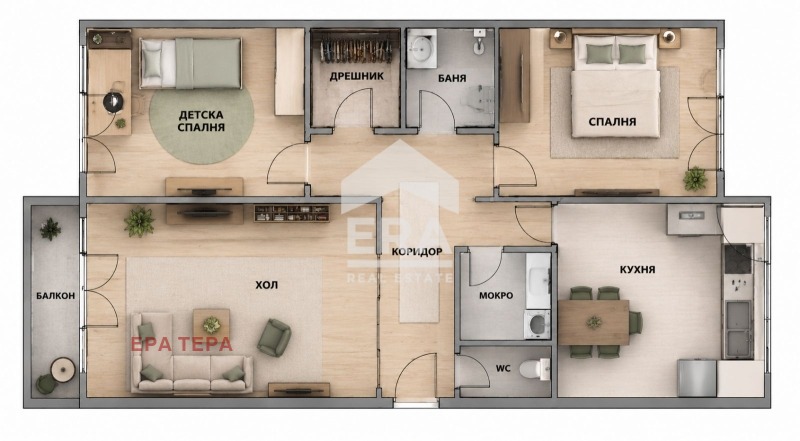 Продава 3-СТАЕН, гр. София, Фондови жилища, снимка 17 - Апартаменти - 55264595