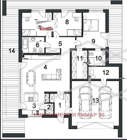Продава КЪЩА, гр. Ихтиман, област София област, снимка 15 - Къщи - 53591578