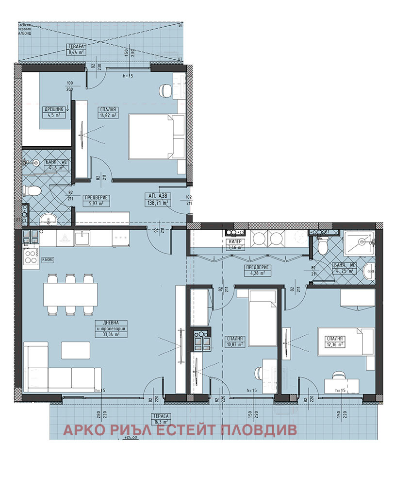 Продава МНОГОСТАЕН, гр. Пловдив, Христо Смирненски, снимка 2 - Апартаменти - 54340539