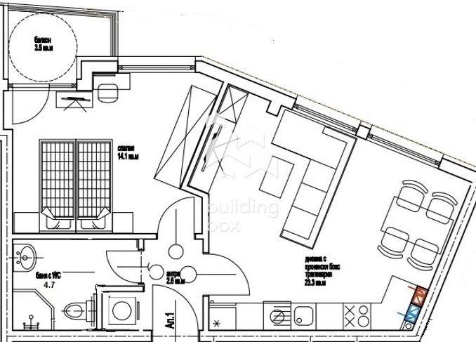 Продава 2-СТАЕН, гр. Варна, Аспарухово, снимка 2 - Aпартаменти - 48381640