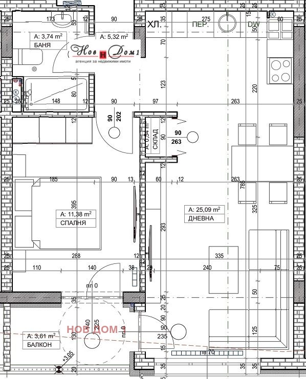 Satılık  1 yatak odası Sofia , Slatina , 66 metrekare | 23186395 - görüntü [4]