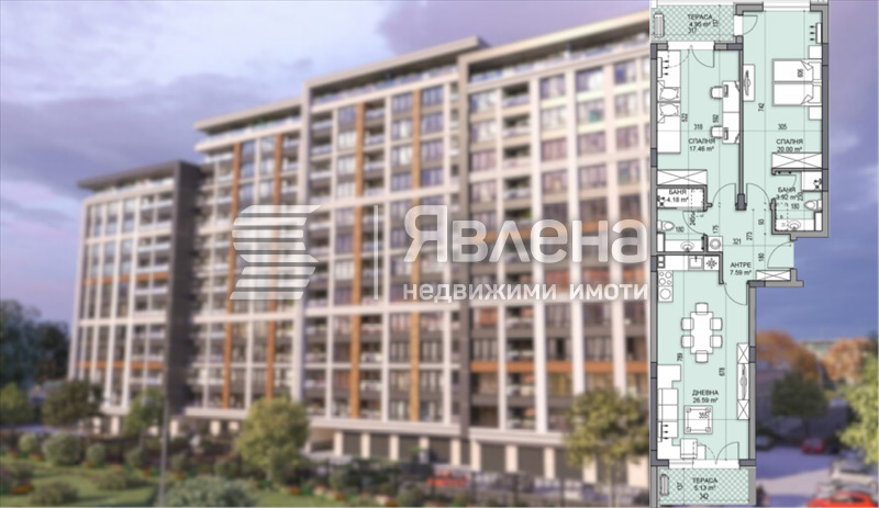 Продава 3-СТАЕН, гр. Пловдив, Гагарин