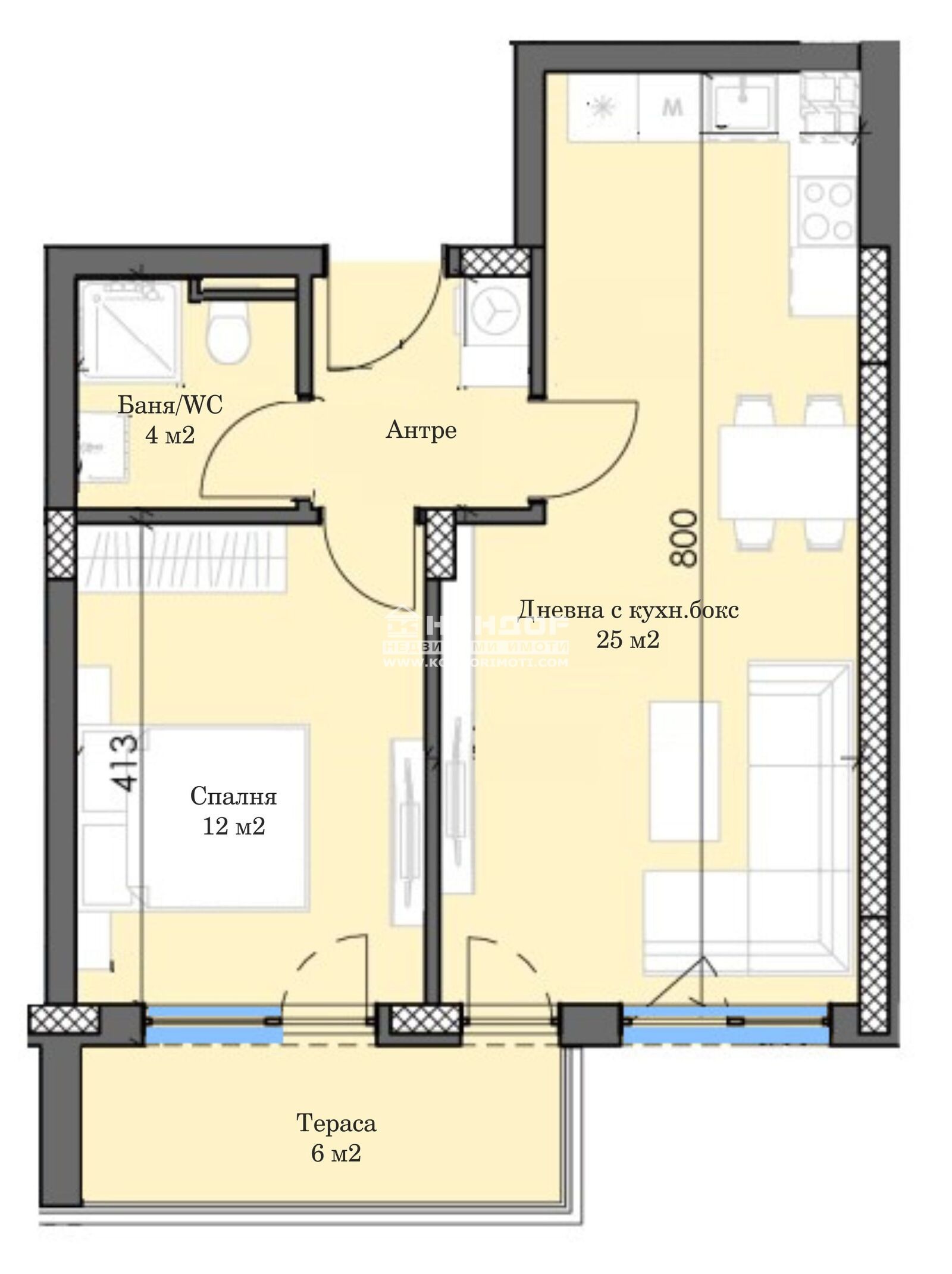 Продава 2-СТАЕН, гр. Пловдив, Тракия, снимка 2 - Апартаменти - 49952241