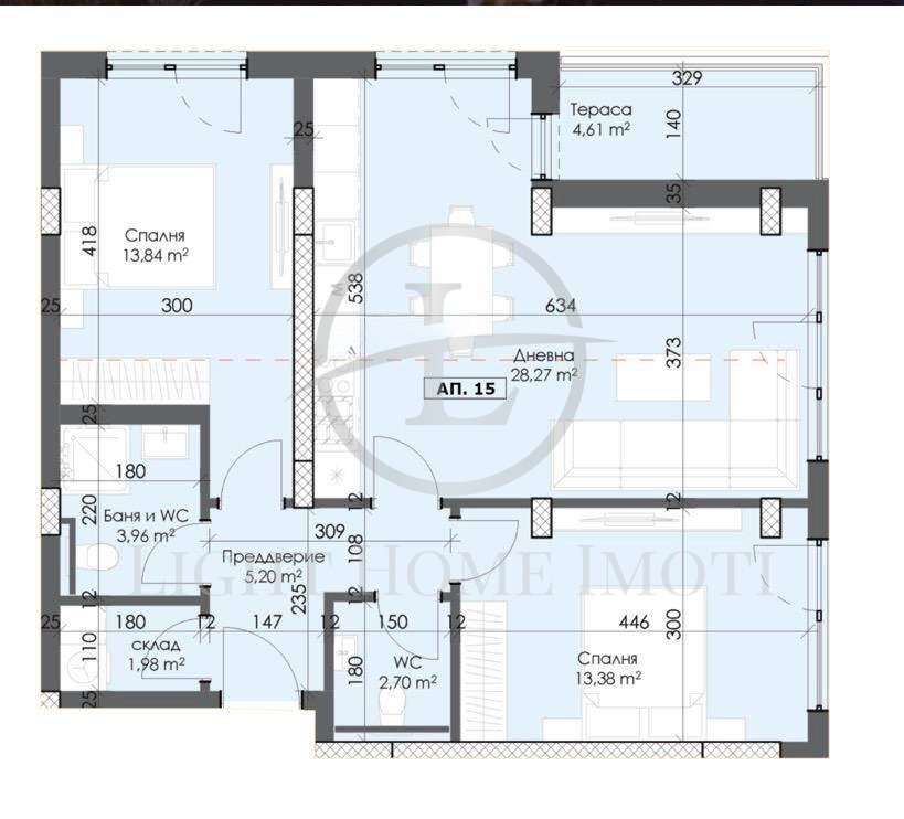 Продава 3-СТАЕН, гр. Пловдив, Тракия, снимка 15 - Апартаменти - 54920613
