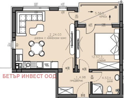 2-стаен град София, Малинова долина 1