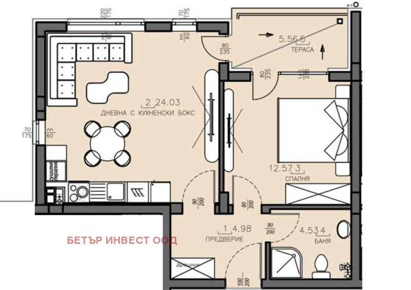 À venda  1 quarto Sofia , Malinova dolina , 77 m² | 26932892