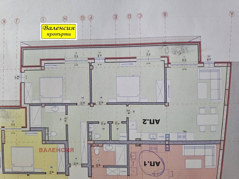 Te koop  2 slaapkamers Vratsa , Tsentar , 133 m² | 89136135 - afbeelding [2]