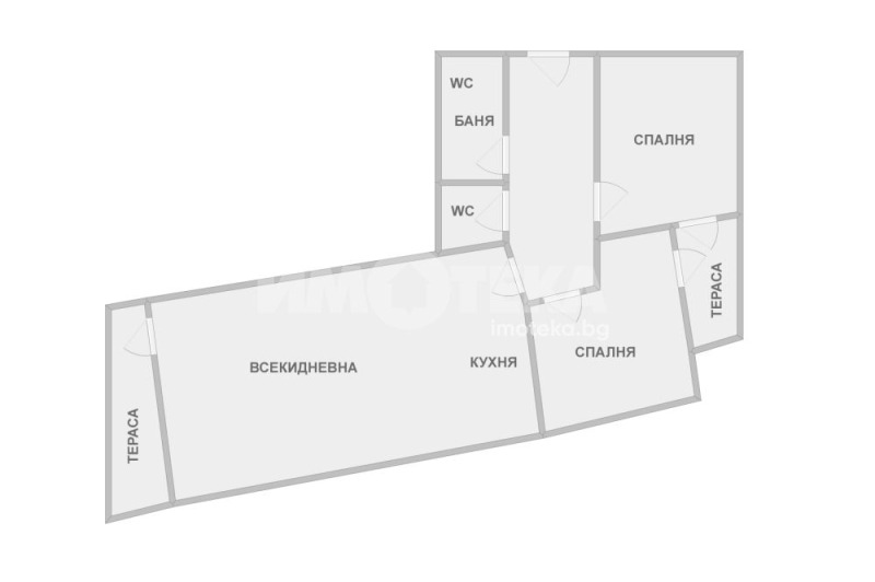 Продаја  2 спаваће собе Варна , Операта , 100 м2 | 81706228 - слика [2]