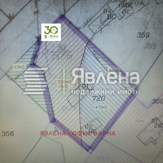Продава ПАРЦЕЛ, с. Генерал Кантарджиево, област Варна, снимка 3 - Парцели - 54335984