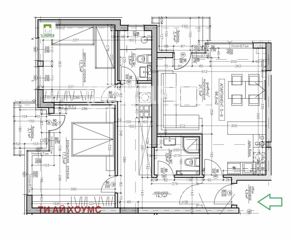 Продава 3-СТАЕН, гр. София, Студентски град, снимка 6 - Апартаменти - 54329079
