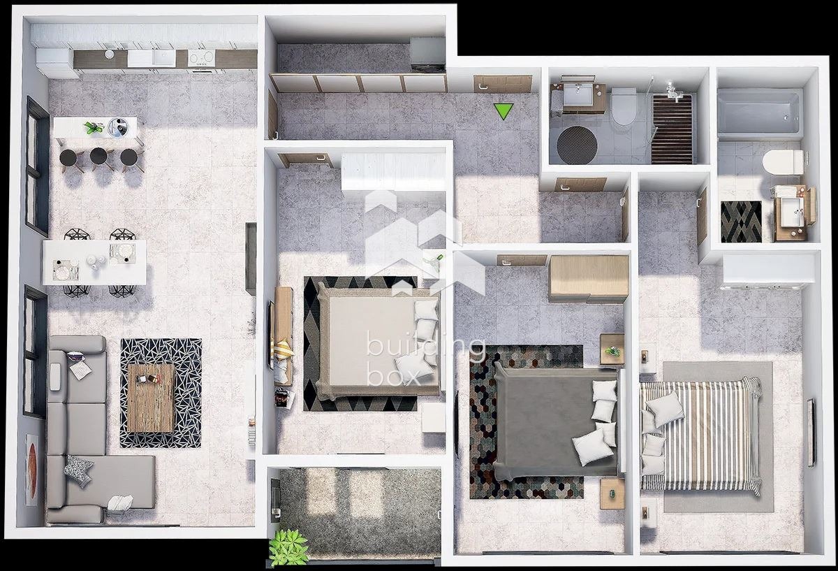 Продава 4-СТАЕН, гр. Пловдив, Христо Смирненски, снимка 3 - Апартаменти - 54383419