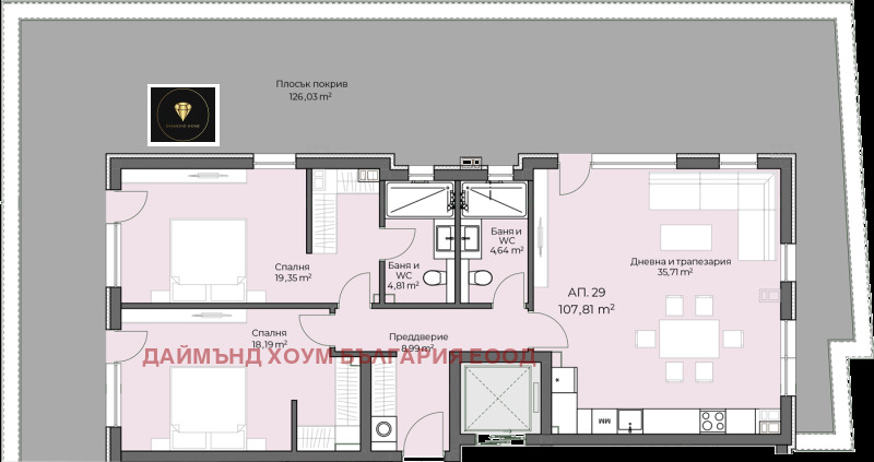 Продава 3-СТАЕН, гр. Пловдив, Христо Смирненски, снимка 2 - Aпартаменти - 48099308