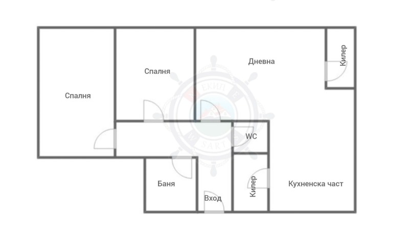 Προς πώληση  2 υπνοδωμάτια Βαρνα , Μλαδοστ 2 , 109 τ.μ | 47591415 - εικόνα [17]