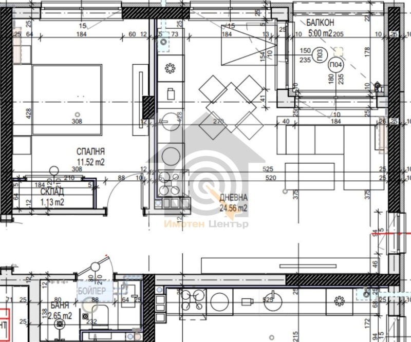 Myytävänä  1 makuuhuone Sofia , Ovtša kupel 1 , 68 neliömetriä | 51015366 - kuva [6]