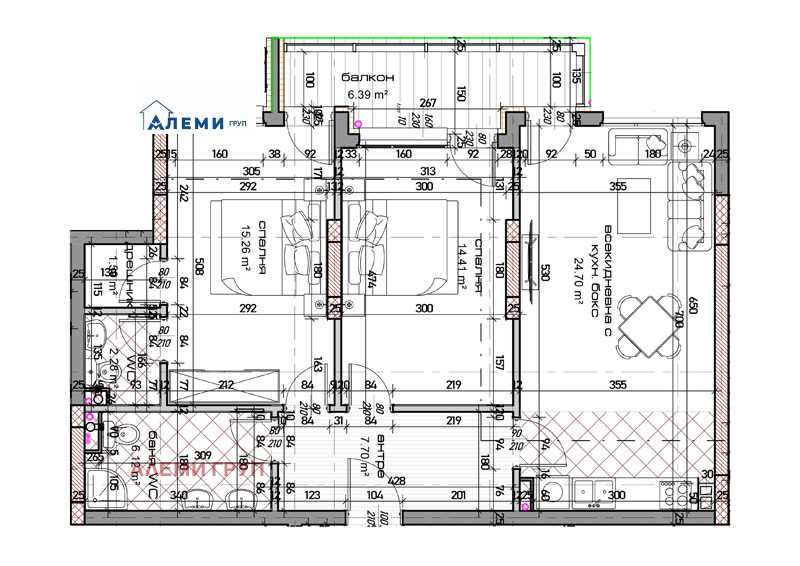 Продава  3-стаен град Варна , Младост 2 , 112 кв.м | 58588593 - изображение [3]