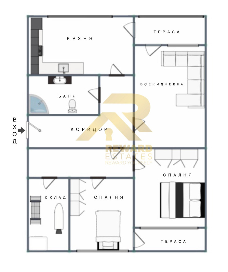 À vendre  3 chambres Pernik , Iztok , 91 m² | 15007748 - image [10]