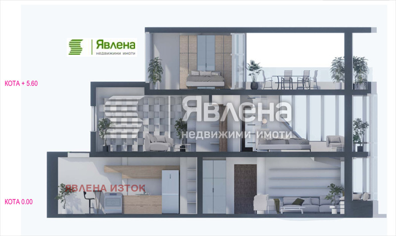 Продава ОФИС, гр. София, Лозенец, снимка 4 - Офиси - 54569087
