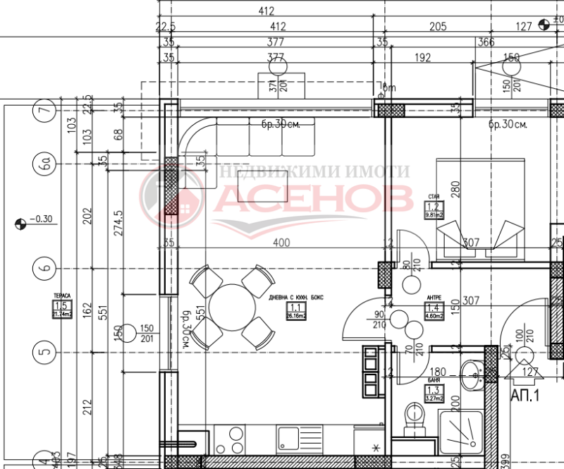 De vânzare  1 dormitor Sofia , Malinova dolina , 86 mp | 25226220 - imagine [6]