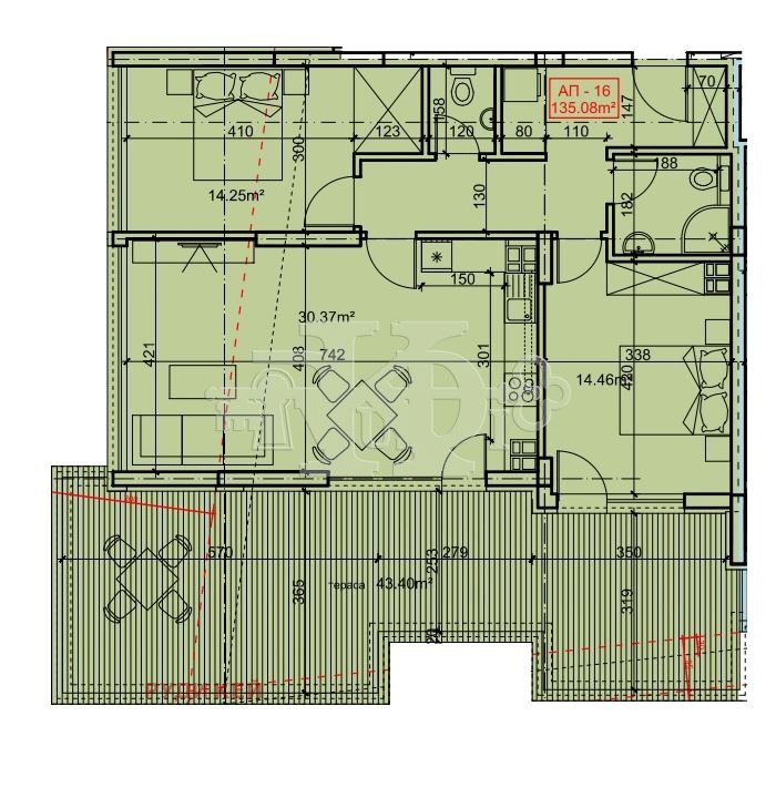 Te koop  2 slaapkamers Varna , Levski 2 , 153 m² | 72498895 - afbeelding [3]