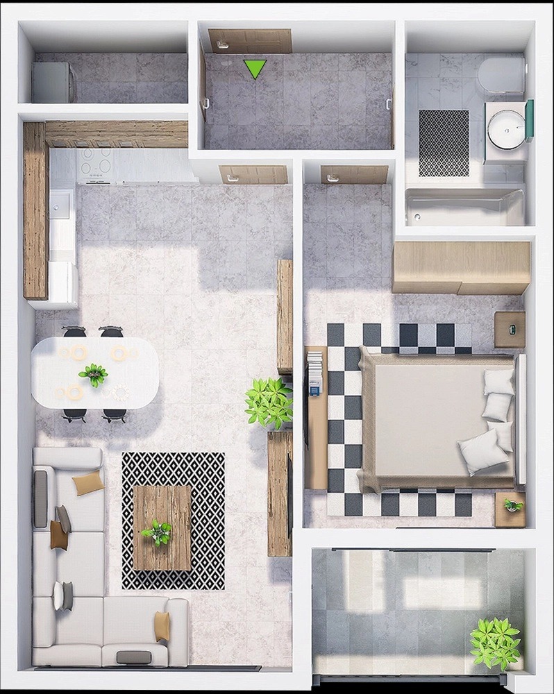 Продава 2-СТАЕН, гр. Пловдив, Христо Смирненски, снимка 4 - Апартаменти - 55308299
