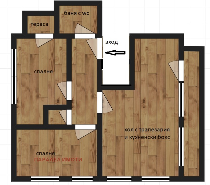 Продается  2 спальни Пловдив , Център , 87 кв.м | 37739101 - изображение [7]