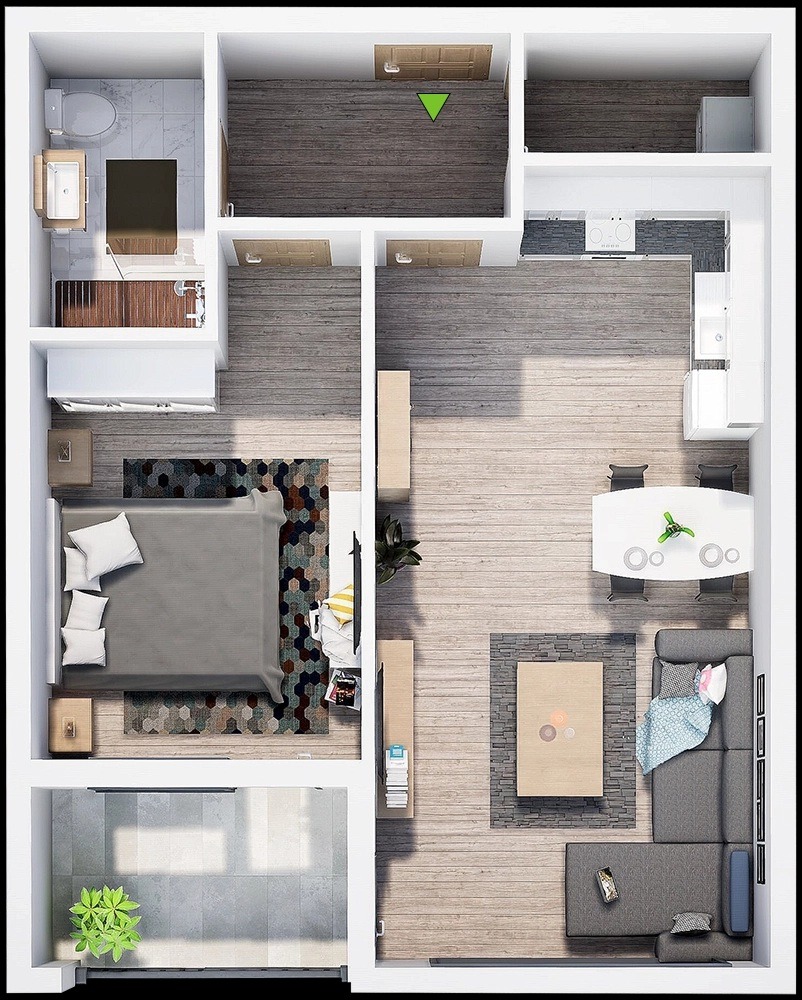 Продава 2-СТАЕН, гр. Пловдив, Христо Смирненски, снимка 2 - Апартаменти - 55308299