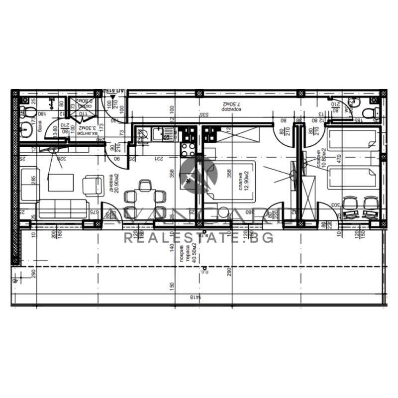 Na prodej  2 ložnice Plovdiv , Kjučuk Pariž , 127 m2 | 21147658 - obraz [4]