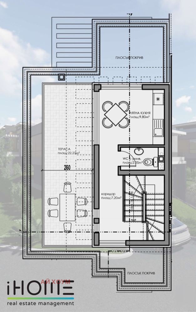 Продава КЪЩА, гр. София, в.з.Горна баня, снимка 3 - Къщи - 47539021