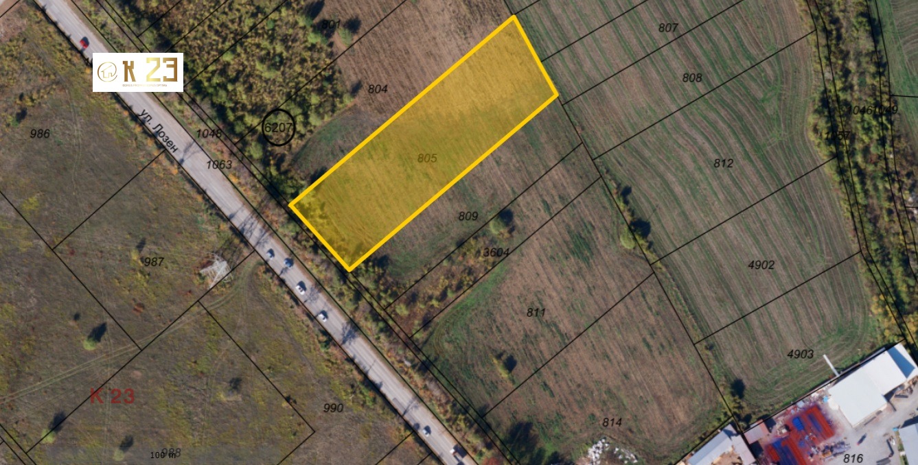 Продава ПАРЦЕЛ, гр. София, с. Лозен, снимка 2 - Парцели - 54702470