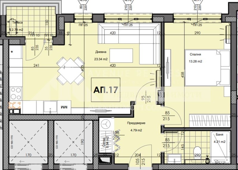 Продава 2-СТАЕН, гр. Пловдив, Гагарин, снимка 2 - Aпартаменти - 47428773