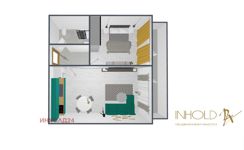 En venta  1 dormitorio Sofia , Studentski grad , 65 metros cuadrados | 75014086 - imagen [3]