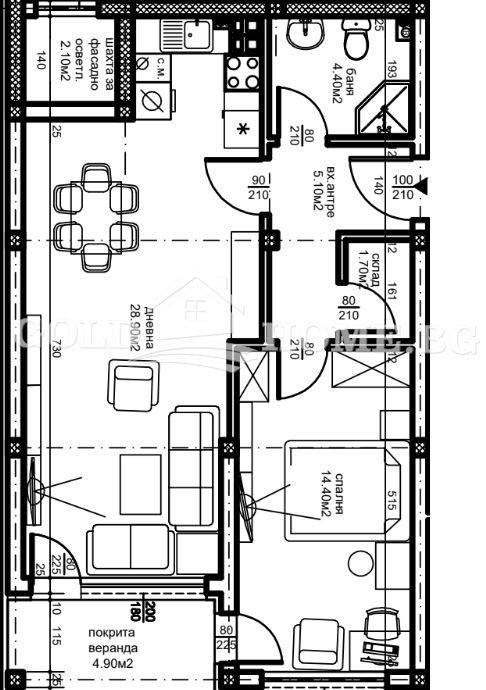 Продава 2-СТАЕН, гр. Пловдив, Остромила, снимка 7 - Aпартаменти - 49285529