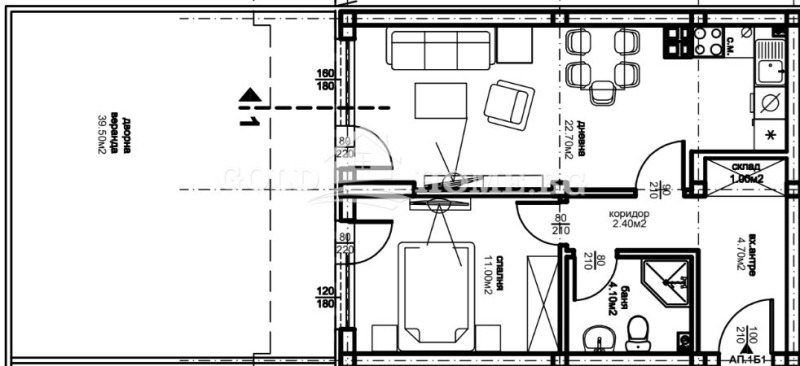 Продава 2-СТАЕН, гр. Пловдив, Остромила, снимка 3 - Aпартаменти - 49285529